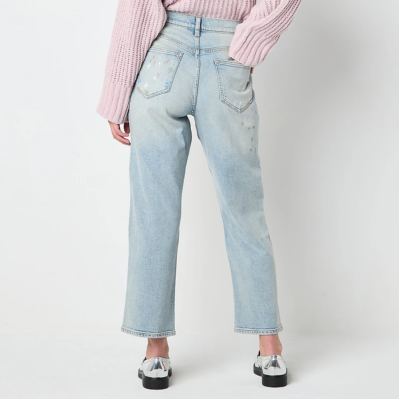 Arizona Womens Juniors Highest Rise Straight Leg Jean