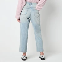 Arizona Womens Juniors Highest Rise Straight Leg Jean