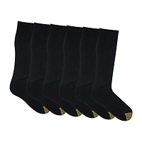 Gold Toe Harrington Mens 6 Pair Crew Socks