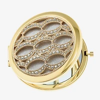 Monet Jewelry Gold Tone Compact Mirror