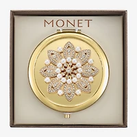 Monet Jewelry Gold Tone Gold Tone Compact Mirror