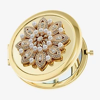 Monet Jewelry Gold Tone Gold Tone Compact Mirror