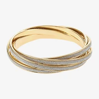 Monet Jewelry Two Tone Womens Bangle Bracelet