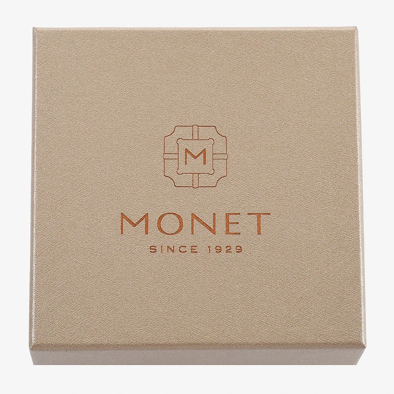 Monet Jewelry Gold Tone Pink Heel Gold Tone Compact Mirror