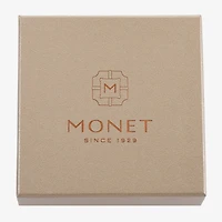 Monet Jewelry Gold Tone Pink Heel Gold Tone Compact Mirror