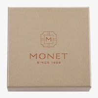 Monet Jewelry Gold Tone Cross Compact Mirror