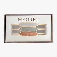 Monet Jewelry Gold Tone Womens Multi Color Cuff Bracelet