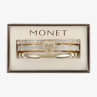 Monet Jewelry Two Tone Womens 3-pc. Bracelet Set