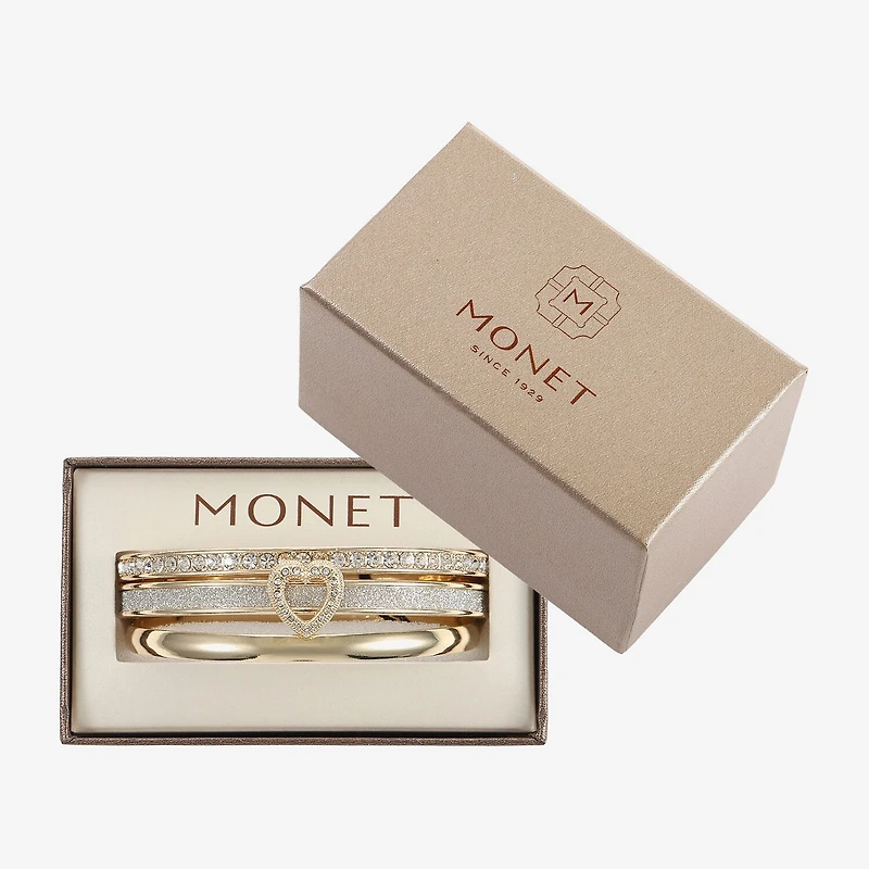 Monet Jewelry Two Tone Womens 3-pc. Bracelet Set