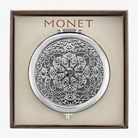 Monet Jewelry Rose Tone Compact Mirror
