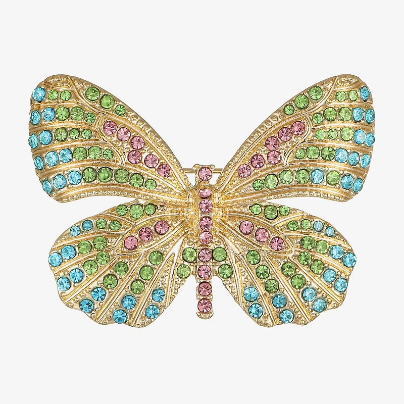Monet Jewelry Multi Color Crystal Pin