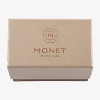 Monet Jewelry Gold Tone Womens Glass Bangle Bracelet