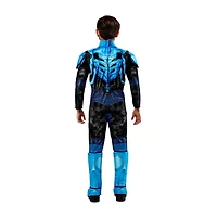 Little & Big Kid Boys Deluxe Blue Beetle 3-pc. Costume