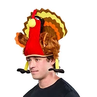 Unisex Adult Turkey Hat Costume Accessory