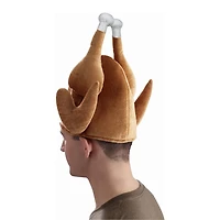 Unisex Adult Roasted Turkey Hat Costume Accessory