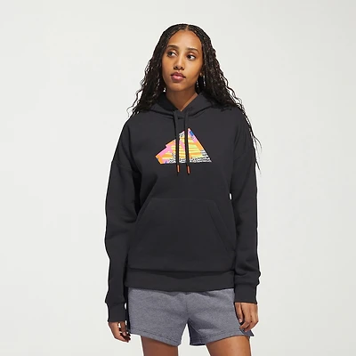 adidas Womens Long Sleeve Fleece Active Hoodie