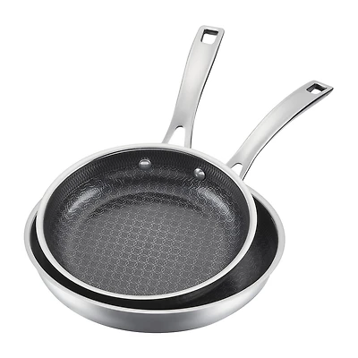 Cuisinart Fusion Stainless Steel 2-pk Skillet Set