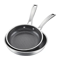Cuisinart Fusion Stainless Steel 2-pk Skillet Set
