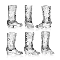 Whiskey and Rye 6-pc. Shot Glass Set