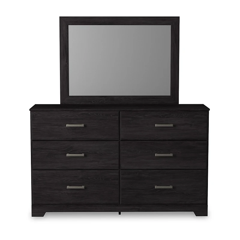 Signature Design by Ashley Belachime 42" Bedroom Dresser Mirror in Charcoal