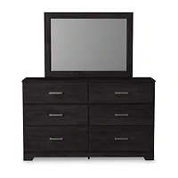 Signature Design by Ashley Belachime 42" Bedroom Dresser Mirror in Charcoal