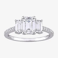 Womens 1 3/4 CT. T.W. Lab Created White Moissanite 10K Gold Engagement Ring