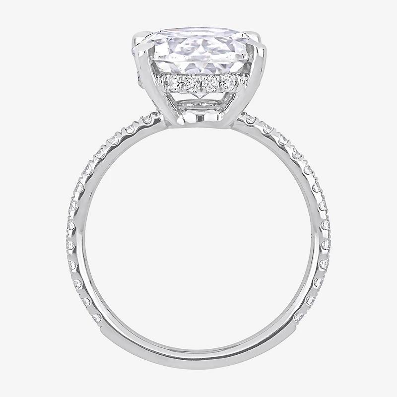 Womens 4 7/8 Ct. T.W. Lab Created White Moissanite 10K Gold Solitaire Engagement Ring