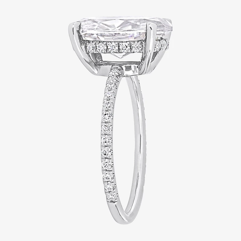 Womens 4 7/8 Ct. T.W. Lab Created White Moissanite 10K Gold Solitaire Engagement Ring
