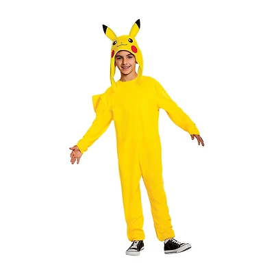 Little & Big Kid Boys Pikachu Classic Pokemon Costume Set