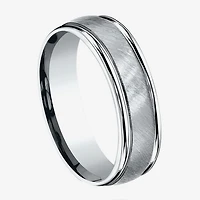 Mens 6MM 10K Gold Wedding Band