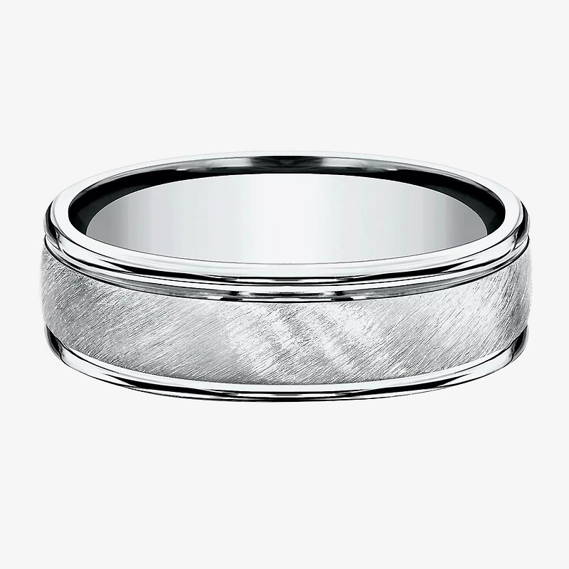 Mens 6MM 10K Gold Wedding Band
