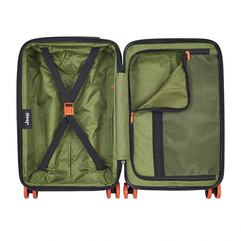 Jeep 20 Inch Hardside Expandable Carry-On Spinner Luggage