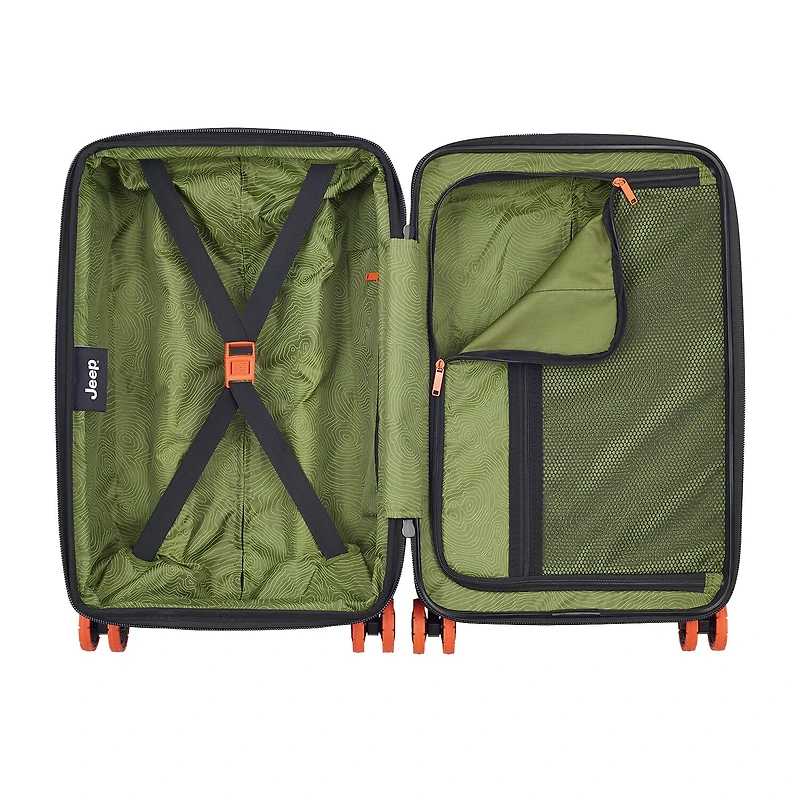 Jeep 20 Inch Hardside Expandable Carry-On Spinner Luggage