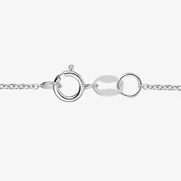 Womens Gemstone Sterling Silver Pendant Necklace
