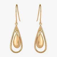 14K Gold Teardrop Earrings