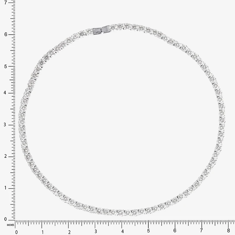Shaquille O'Neal XLG™ Mens Cubic Zirconia Stainless Steel 22 Inch Tennis Necklace