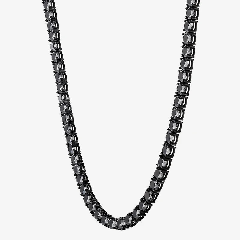Shaquille O'Neal XLG™ Mens Cubic Zirconia Stainless Steel 22 Inch Tennis Necklace