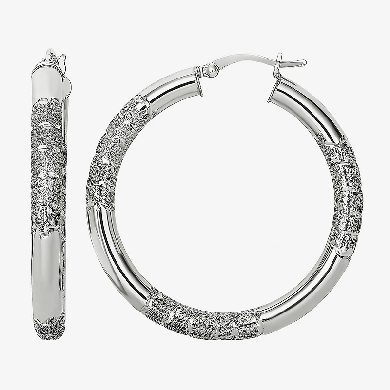 Sterling Silver Hoop Earrings