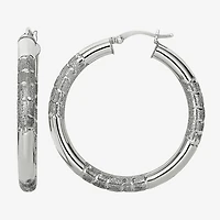 Sterling Silver Hoop Earrings