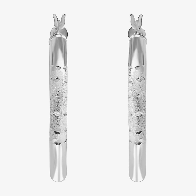 Sterling Silver Hoop Earrings