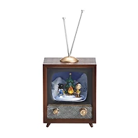 Roman 5in Musical Led Snoopy Tv Christmas Snow Globe