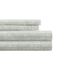 Casual Comfort Dashed Lines Patterned Sheet Set