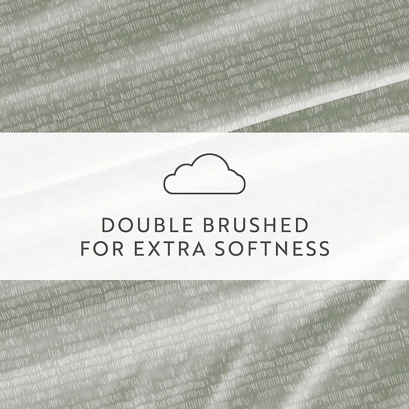 Casual Comfort Dashed Lines Patterned Sheet Set