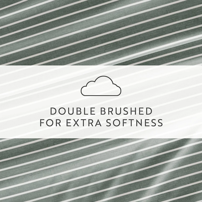 Casual Comfort Distressed Awning Patterned Sheet Set