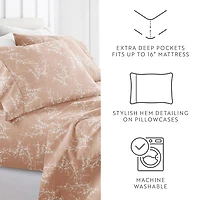 Casual Comfort Distressed Willow Patterned Sheet Set