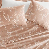 Casual Comfort Distressed Willow Patterned Sheet Set