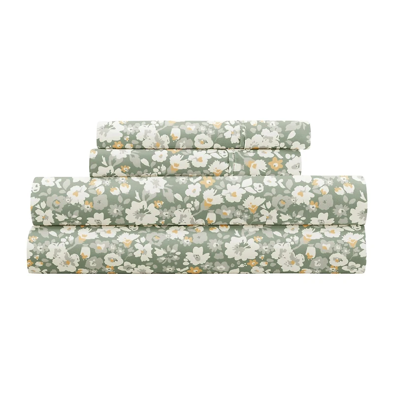 Casual Comfort Floral Dream Patterned Sheet Set