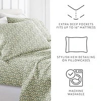 Casual Comfort Floral Dream Patterned Sheet Set
