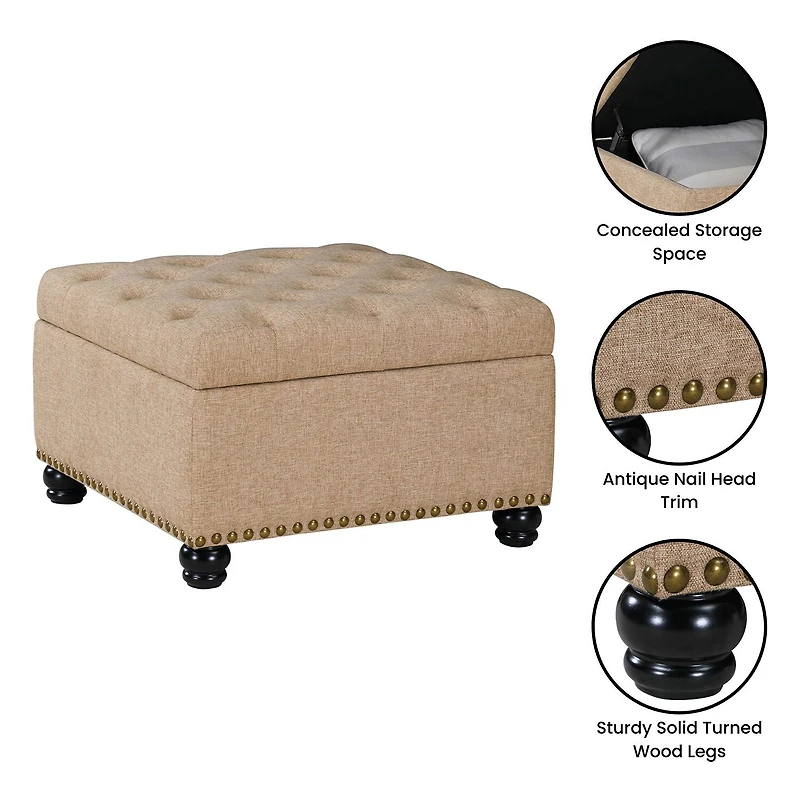 Herald Storage Ottoman