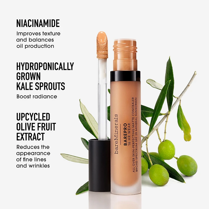 bareMinerals Barepro 16hr All Over Skin-Perfecting Matte Concealer Mineral SPF 25